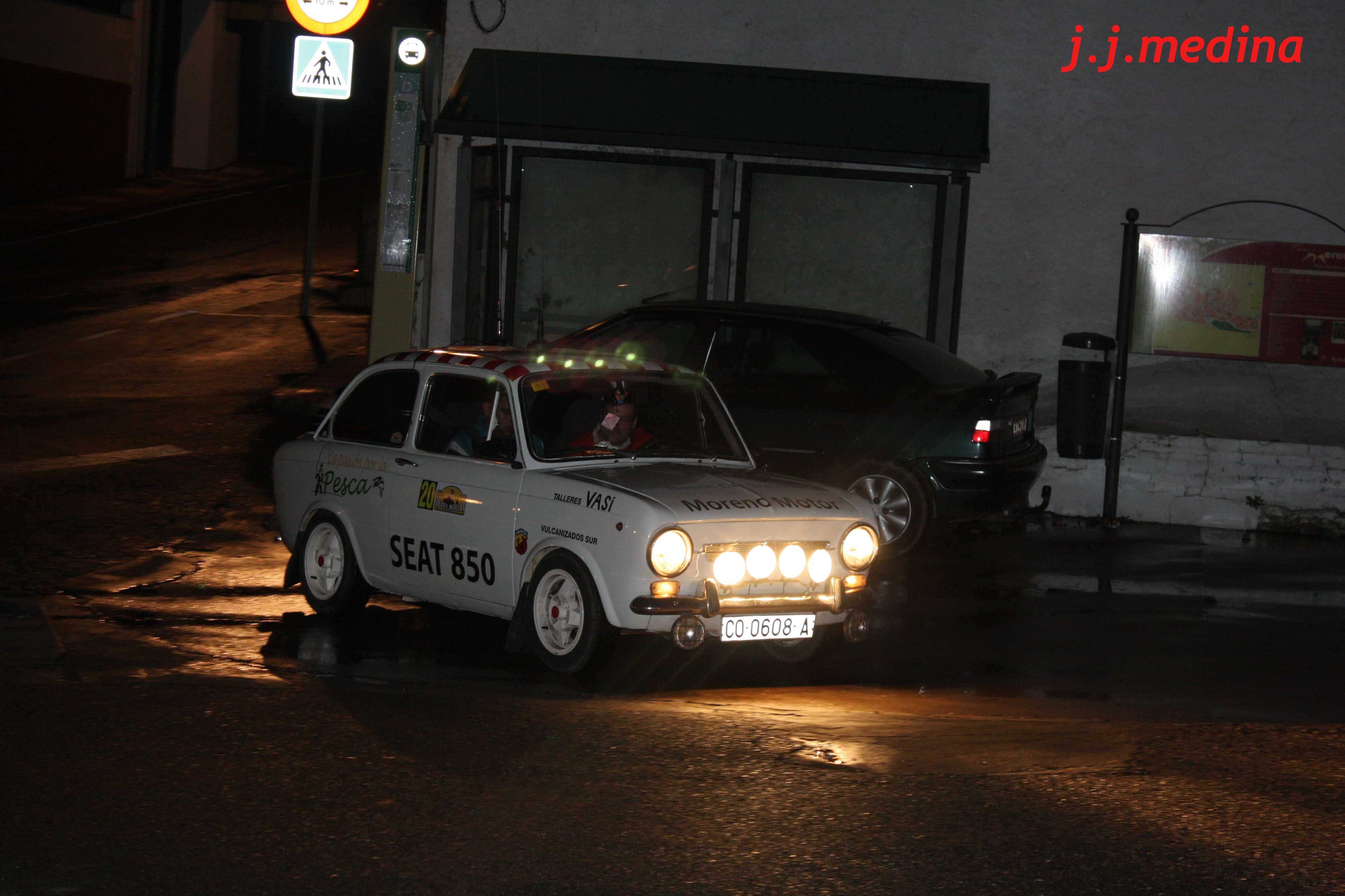 Seat850 con matrícula  de Cordoba