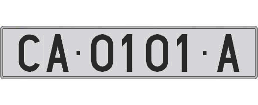 CA0101A matricula larga