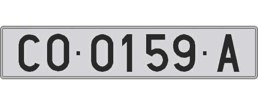 CO0159A matricula larga