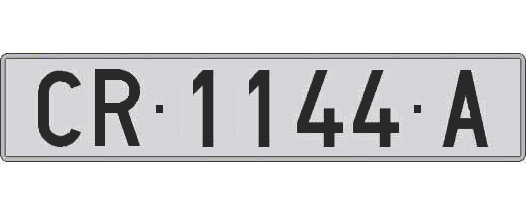 CR1144A matricula larga