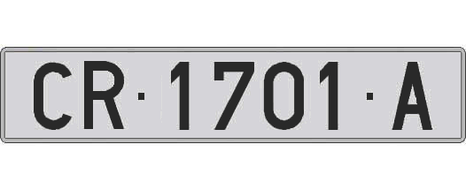 CR1701A matricula larga