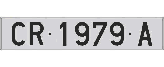 CR1979A matricula larga