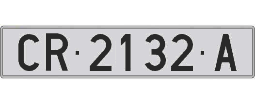 CR2132A matricula larga