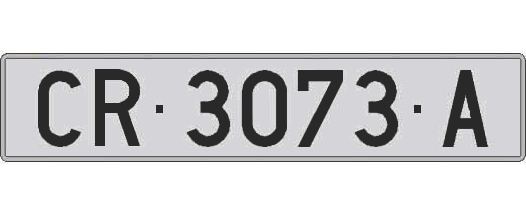 CR3073A matricula larga