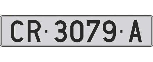CR3079A matricula larga