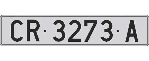 CR3273A matricula larga