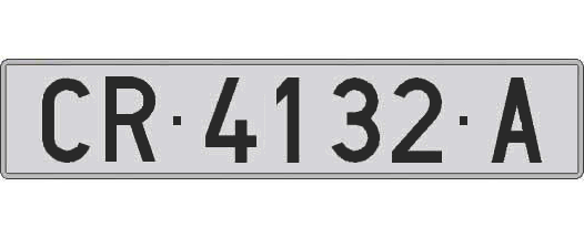 CR4132A matricula larga