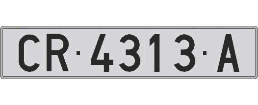 CR4313A matricula larga