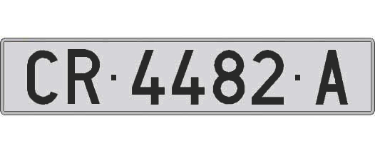 CR4482A matricula larga