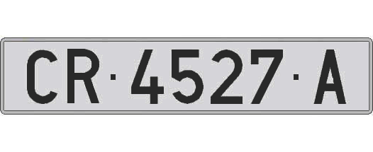 CR4527A matricula larga