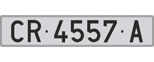 CR4557A matricula larga