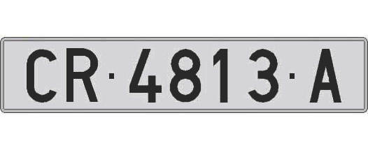 CR4813A matricula larga