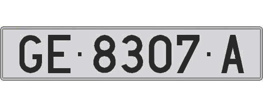 GE8307A matricula larga