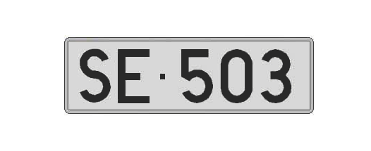 SE503 matricula larga