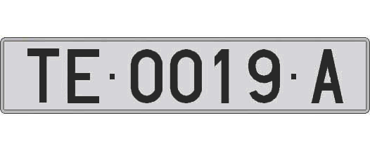 TE0019A matricula larga