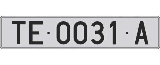 TE0031A matricula larga