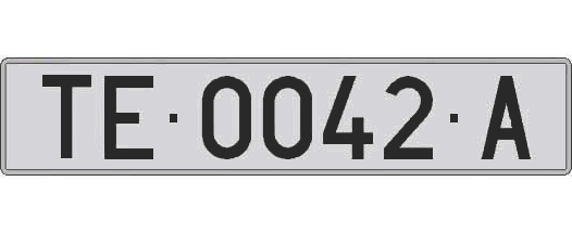 TE0042A matricula larga
