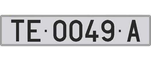 TE0049A matricula larga