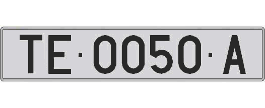 TE0050A matricula larga