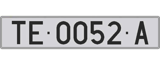 TE0052A matricula larga