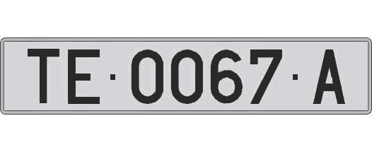 TE0067A matricula larga