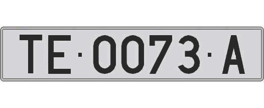 TE0073A matricula larga