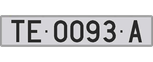 TE0093A matricula larga
