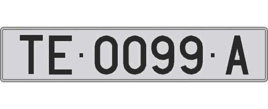 TE0099A matricula larga