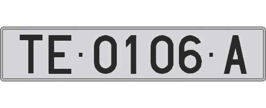 TE0106A matricula larga