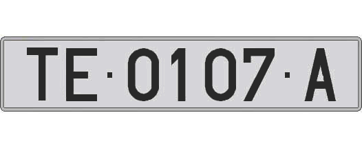 TE0107A matricula larga