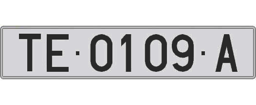 TE0109A matricula larga