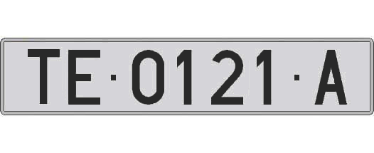 TE0121A matricula larga
