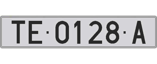 TE0128A matricula larga