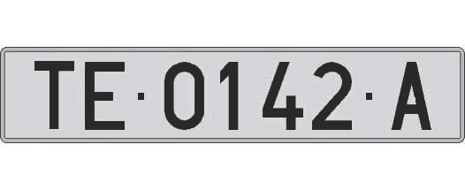 TE0142A matricula larga