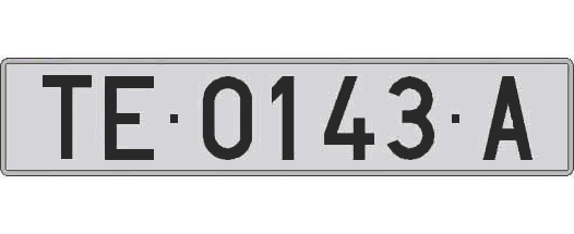 TE0143A matricula larga