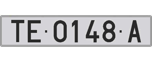 TE0148A matricula larga