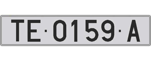 TE0159A matricula larga
