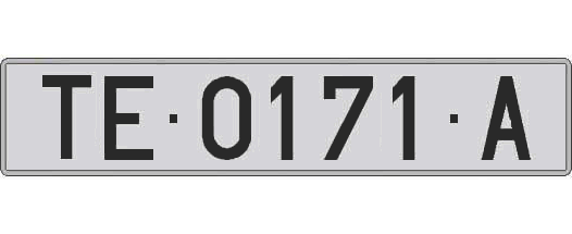 TE0171A matricula larga