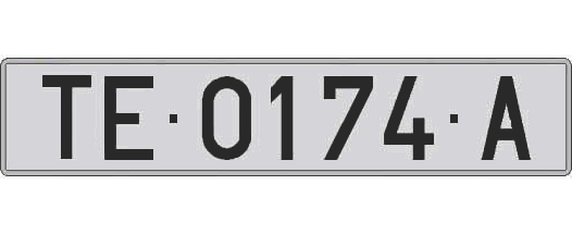 TE0174A matricula larga