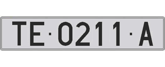 TE0211A matricula larga