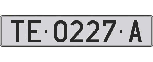 TE0227A matricula larga