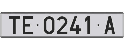 TE0241A matricula larga