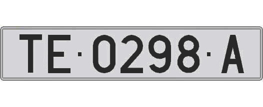 TE0298A matricula larga
