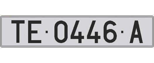 TE0446A matricula larga