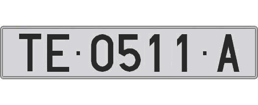 TE0511A matricula larga