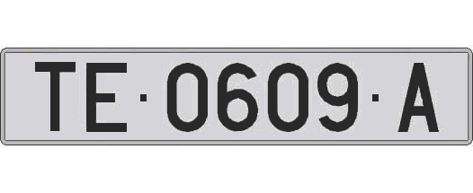 TE0609A matricula larga