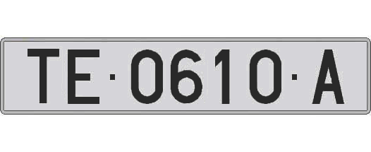 TE0610A matricula larga