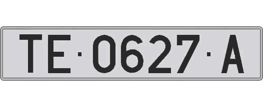 TE0627A matricula larga