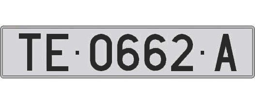 TE0662A matricula larga