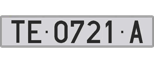 TE0721A matricula larga